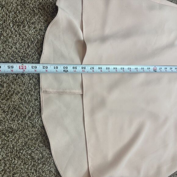 Eliza J Ruffle Bodice Cold Shoulder Formal Gown Womens Size 6 Light Pink - Picture 13 of 16